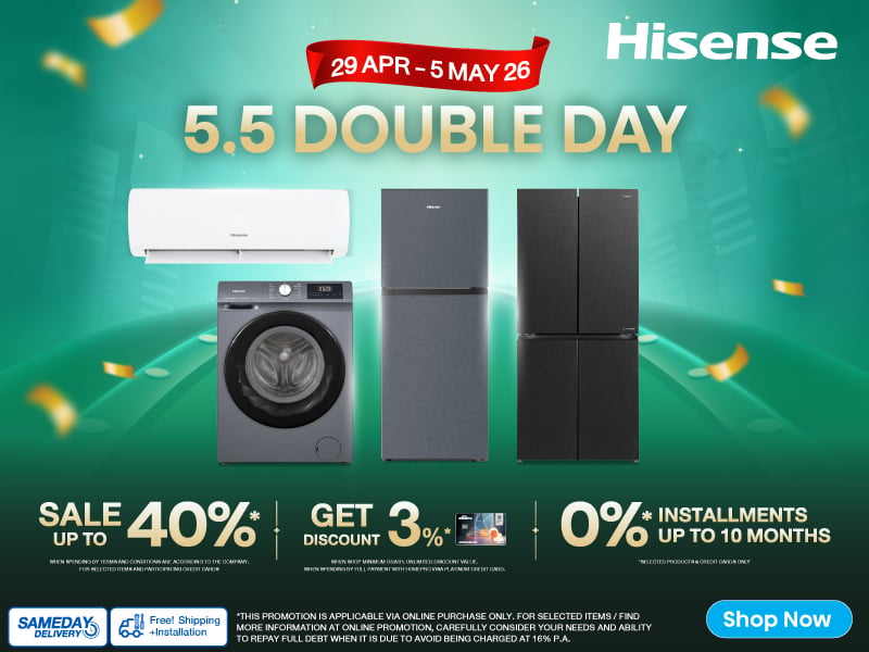 HISENSE 5.5 DOUBLE SALE